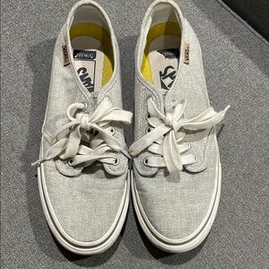 Vans Gray Canvas Shoes